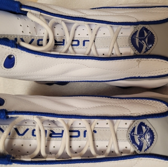 👟 🔹️Jordan🔹️jordan Pro Strong White Hyper Royal size 6 Youth sneakers ✨️👟 - Picture 9 of 9